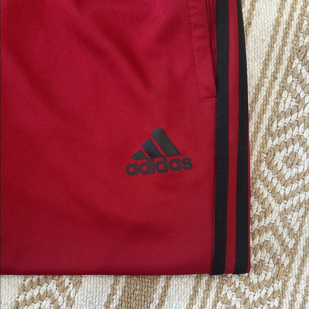 adidas Red and Black Men's Pants - Picture 4 of 5
